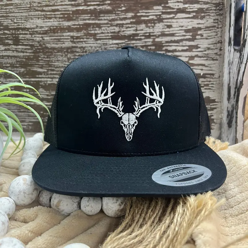 Deer skull hat
