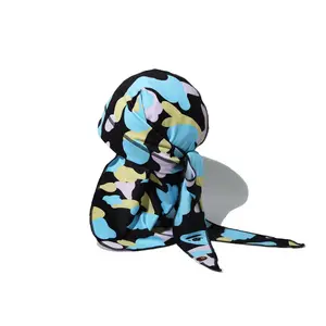 Bape Du-Rag Black New Multi Camo
