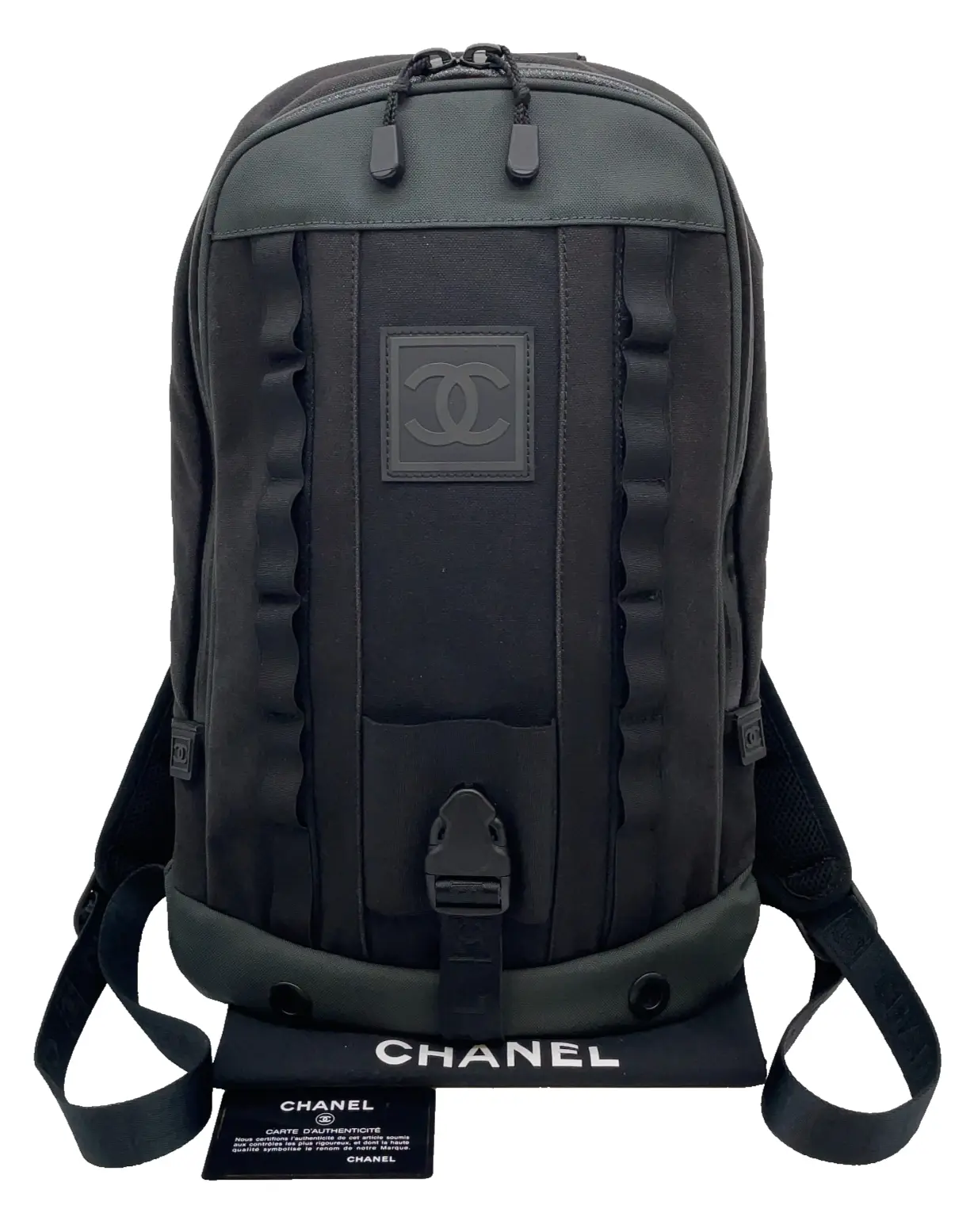 Pre-owned CHANEL Other Backpack Sport Line Coco Mark Black 12027435501/307992