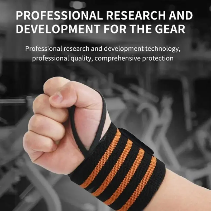 Fitness Wristband Weight Lifting Gym Cross Training Activity Wristband 1pcs Fitness Padded Thumb Brace Strap Power Hand Support Bar Wristband Original Wrist Straps