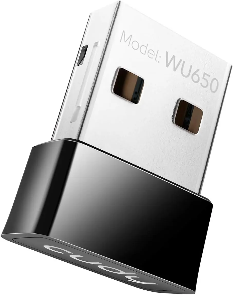 Cudy WU650 Nano Wireless USB Network Card, 2.4GHz-5GHz Portable Wi-Fi Adapter for PC/Laptop, for Computers & Office Use