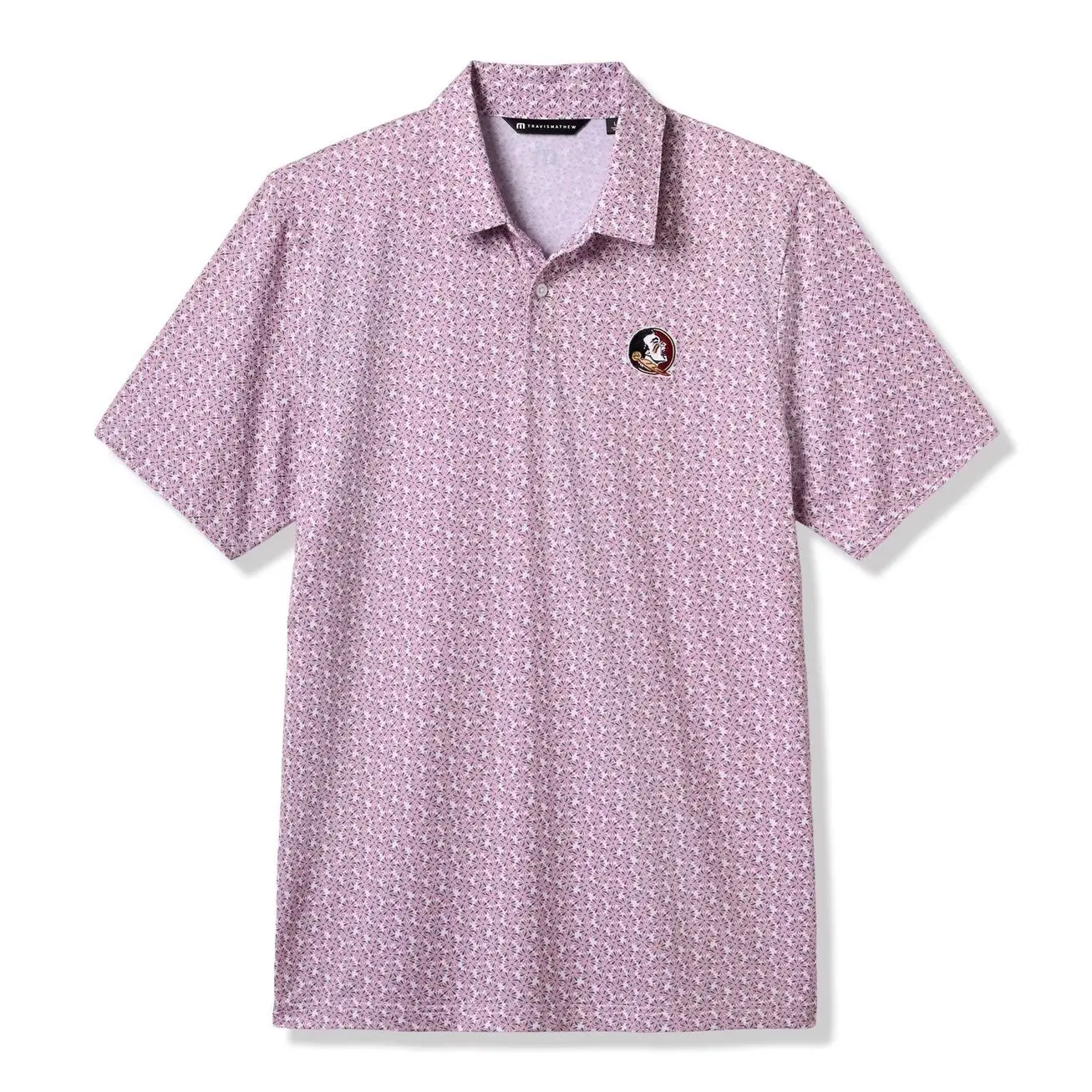 Florida State Seminoles TravisMathew College Bound Tri-Blend Polo - White/Garnet
