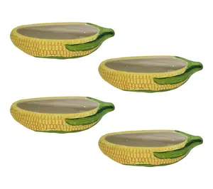 Temp-tations Nostalgic Set of 4 Corn Dishes