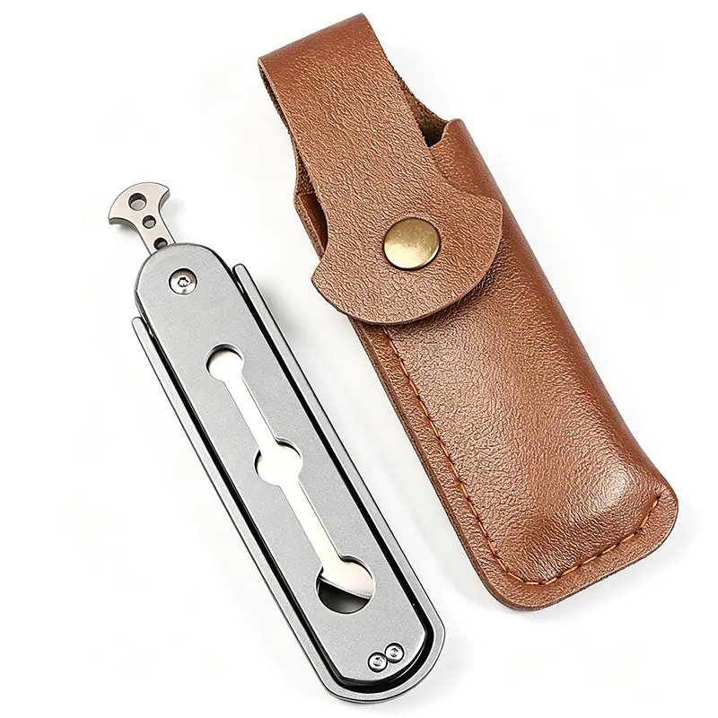 Stainless Steel Compact Folding Pocket Knife - Ultra-Sharp Folding Tool, Everyday Carry Portable Kitchen Fruit & Vegetable Knife for Food Prep, Camping