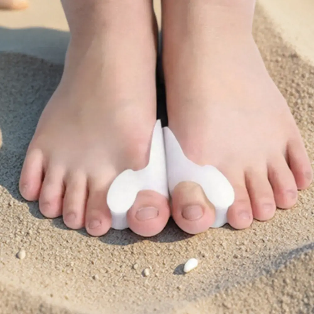 Silicone Toe Bunion Protector, Soft Breathable Corrector, Comfortable Separating Pad, Durable Flexible Gel Cushion for Foot Care