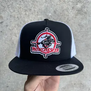 Winchester Vintage Snapback Trucker Hat Mesh Back Yupoong 6006 hats