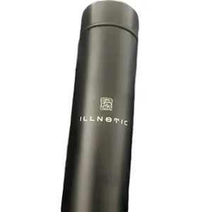Illnotic SMART Tumbler, 500ML thermos, stainless steel! This Smart cup will inform you your drink temperature Water Bottles Portable, vacuum Flasks Drinkware Bottled Mug Hanging Beverage portable mug