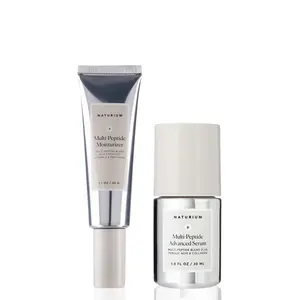 Naturium Multi-Peptide Skincare Duo, Multi-Peptide Advanced Serum & Multi-Peptide Moisturizer