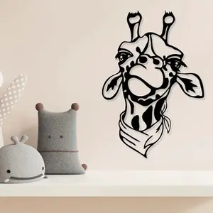 Cute Giraffe Wall Art for Home Decor - Artistic Animal Design Perfect for Bedrooms, Dorm Rooms, Restaurants, and More | Charming & Unique Design