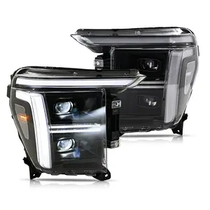 KuerLED Headlights for 2021 – 2023 Ford F-150, Dual-Projector with DRL, Startup & Sequential Turn Animation, Plug & Play