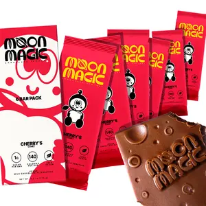 A cherry-forward, bold vegan chocolate bar with real shredded coconut for a nostalgic flavor.