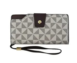 Personalized Monogram Clutch Wallet Wristlet – Stylish, Secure & Spacious for Everyday Use