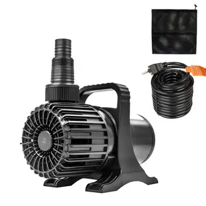OYO WATER Submersible Waterfall Pump with 32.8ft Extra Long Power Cord & Barrier Filter Bag - High Flow Pond Pump for Outdoor Fountains