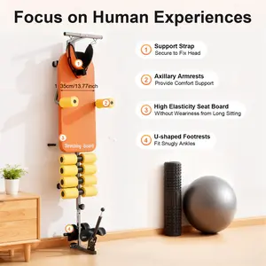 2026 Viral Ergonomic Back Stretch Bench - 286.6lbs Load Spinal Decompression for Neck/Back Relief - PU Sponge Padding for Muscle Relaxation