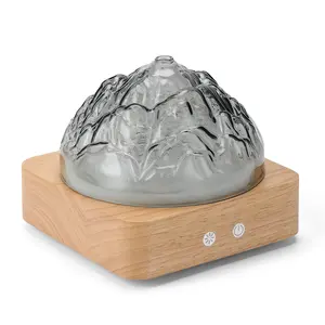 200ml glass essential oil diffuser, ultrasonic silent/seven-color light adjustable aromatherapy machine, with timer/automatic shut-off humidifier, suitable for bedrooms, living rooms, offices, Thanksgiving, Halloween, Christmas and other holiday gifts