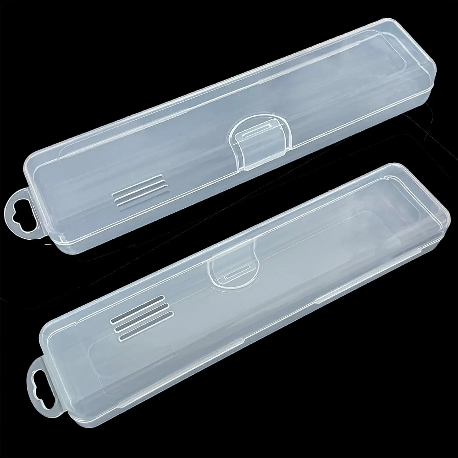 Unisex Portable Tongue Cleaner Travel Case, 2-Pack Home & Party Supply Accessory for Tongue Cleaning Needs