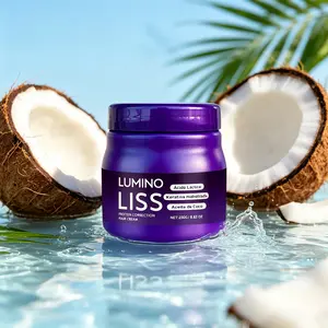 Frizz Control, Deep Repair, Nourishing & Softening - Lumino Liss Keratin Hair Cream - Formaldehyde-Free Protein Treatment for Haircare (250g/8.8oz) for Adults, All Hair Types