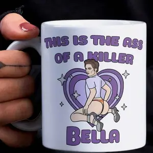 This Is The A.$.$ Of A KiII3r Bella Mug Funny Twilight Merch, Edward Cullen & Bella Swan, Robert Pattinson Coffee Mug, Perfect Twilight Gift Purple Mug 11oz 15oz