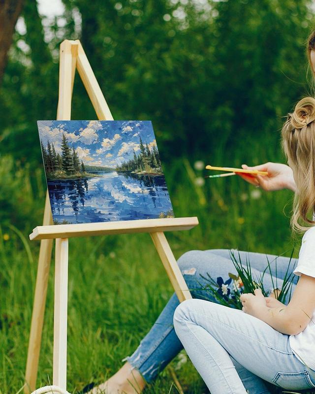 Canvas Boards for Painting 24 Pack 12 x 16 Inch Blank Canvases for Painting