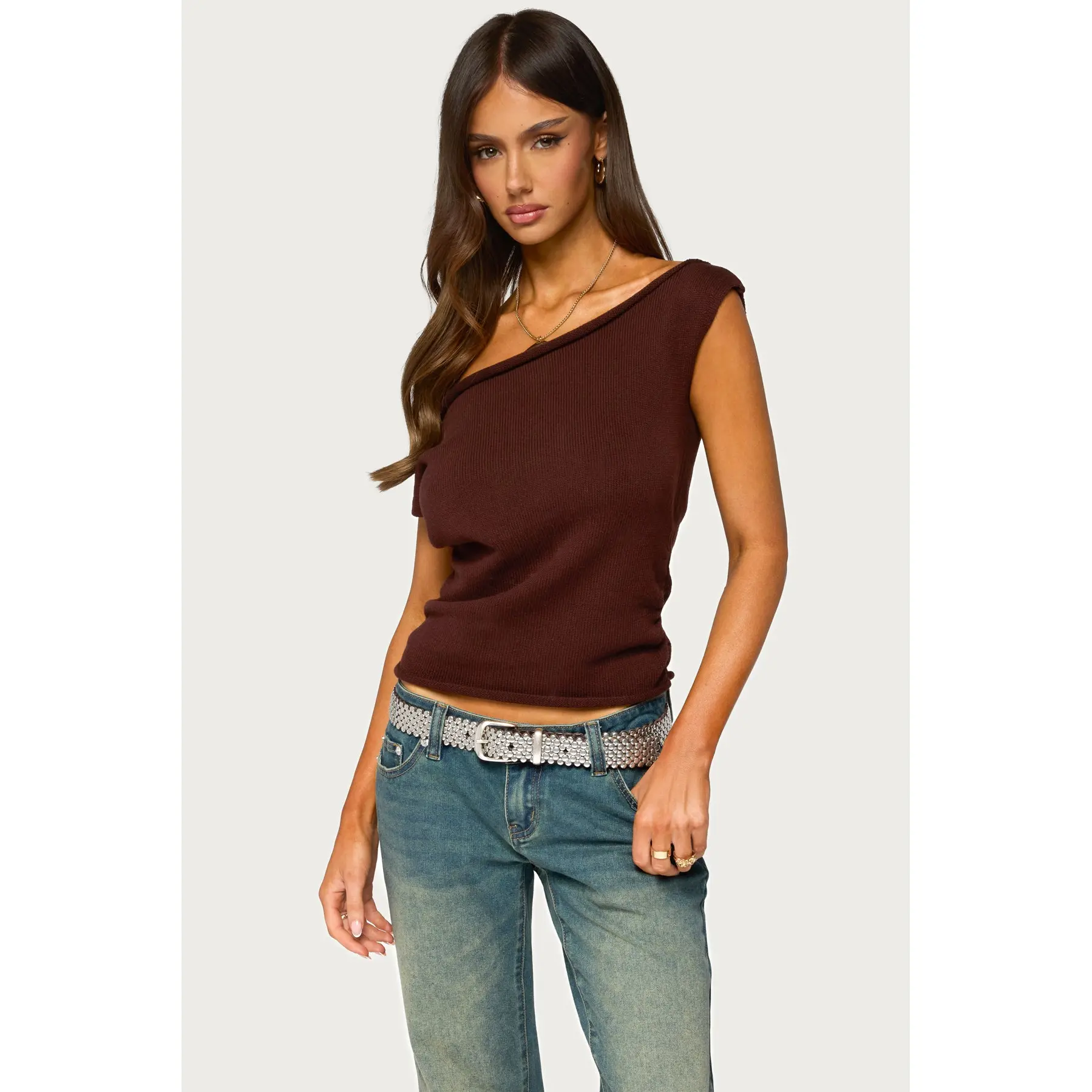 Lauria Off Shoulder Knit Top
