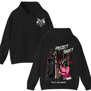 Ghost Face Halloween Hoodie, Ghost Racing Hoodies for Men, Motorcycle Hoodie, Perfect Gift for Men, Husband, Him, Cool & Trendy Hoodies for Men, Top Menswear for Halloween & Casual Wear