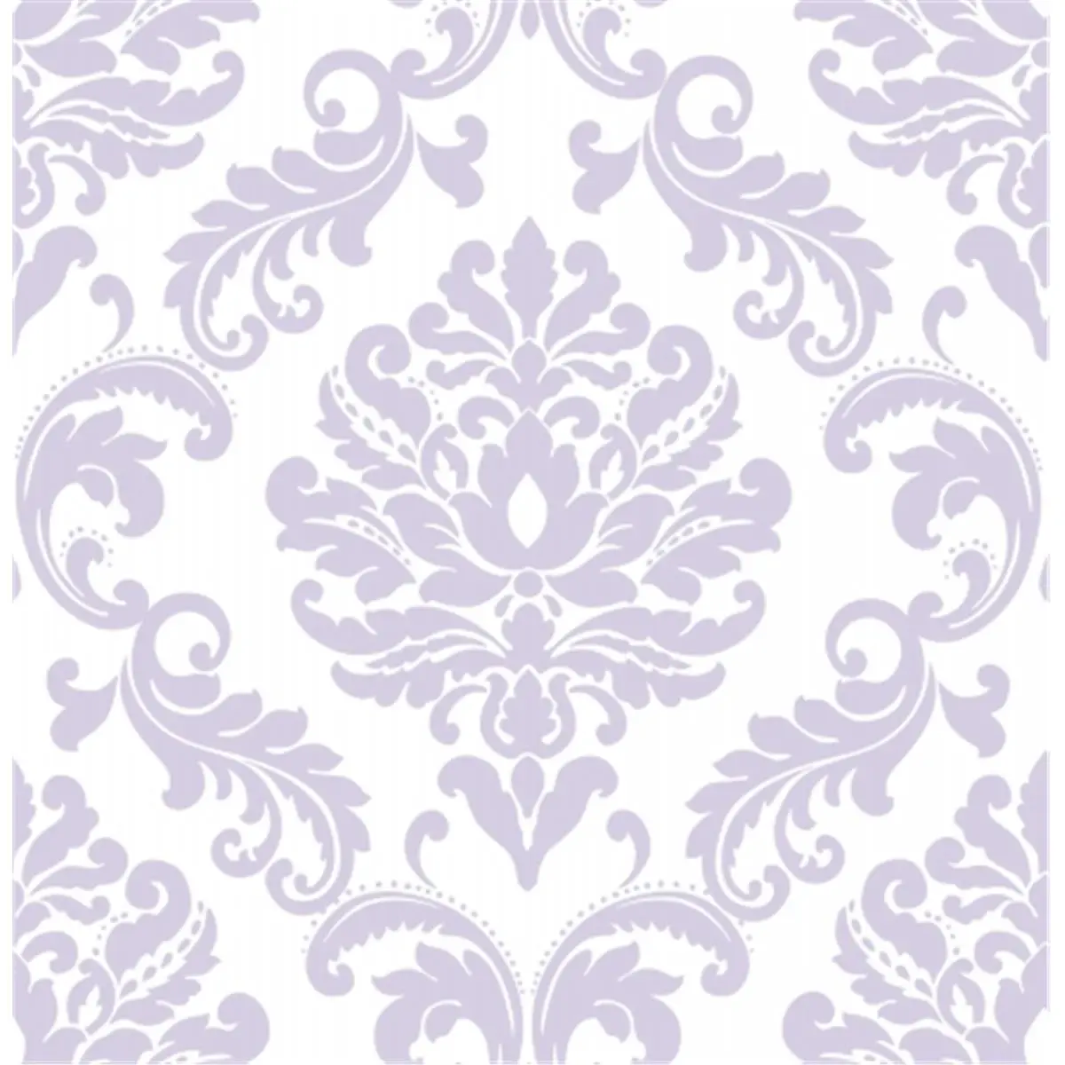 212 MAIN Self-Adhesive Ornate Damask Print Temporary Wallpaper - Peel-Stick, Removable, Easy-Install Indoor Nursery Home Supply, 20.5-in x 18-ft Wallpaper Hanging Decor