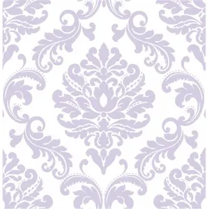 NuWallpaper  Ariel Peel and Stick Wallpaper- Purple