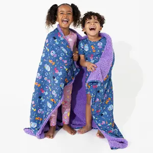 Trolls Music Bamboo Sherpa Blanket