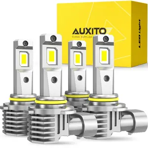 AUXITO 2006-2015 Toyota RAV4-9005 High Beam+9006 Low Beam LED Headlight Bulbs, 30000LM 6500K Cool White, Plug and Play Replacement