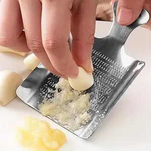 1pc Stainless Steel Garlic Grinder, Ginger Grinder, Kitchen Small Tool