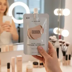 Versed Face Mask with Turmeric and Kaolin - Easy-to-Use Pouch for Skincare Comfort