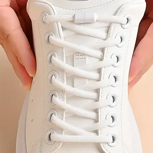 Adjustable Shoe Laces with Capsule Buckle, Elastic Design for Lazy People, Fashionable Shoelaces for Skate Shoes & Sports Shoes