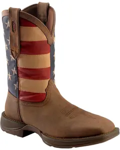 Durango Men's Rebel American Flag Western Boot Steel Toe - Db020