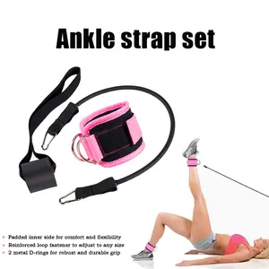 Ankle strap set, leg ankle resistance strap, hip training equipment, ankle strap for exercise, kick and hip fitness training, female hip lifting exercise strap