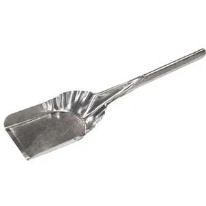Gray Metal  Ash Shovel Galvanized
