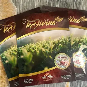 Vida Divina Te Divina - Herbal Tea with 12 Herbs & Reishi - No Caffeine - Amber Color - 6 Sachets per Pack - Buy 4 Get 6 - Natural Beverage Drink