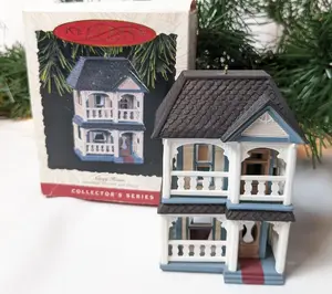 Vintage Hallmark 1993 Cozy Home Christmas Ornament
