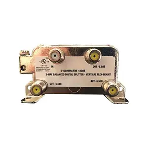 Extreme Broadband BDS103VFB 3-Way Balanced Digital Vertical Coaxial Splitter