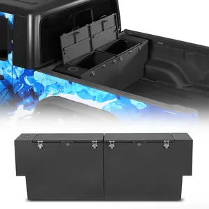 Hooke Road 2020-2026 Jeep Gladiator JT Tool Box Lockable Storage Box Set Garage Tool Organizer