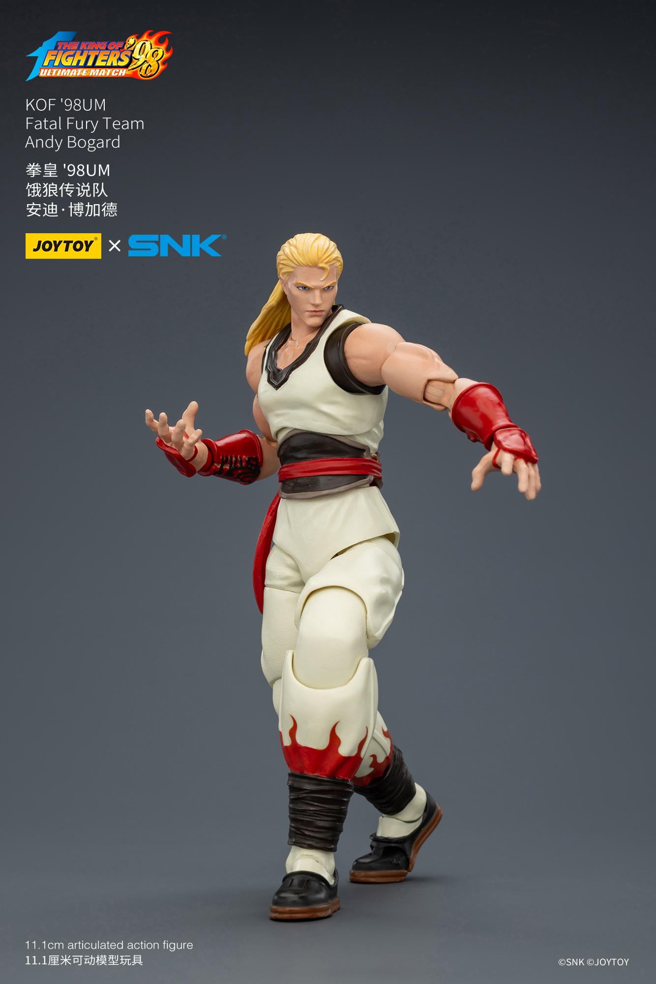 JOYTOY SNK 1/18 Action Figures KOF '98UM Fatal Fury Team Terry Bogard Andy Bogard Joe Higashi