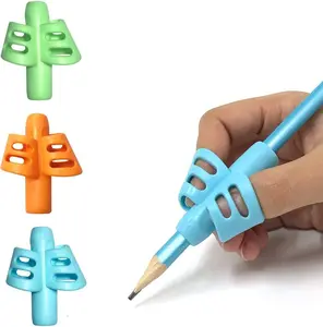 Pencil gripper kids/toddler handwriting aid tools for beginners,Pencil Holder for preschooler 2-4 Years learning to Write for Children's Training Pen Holding Posture Correction Tools(3 PACK)