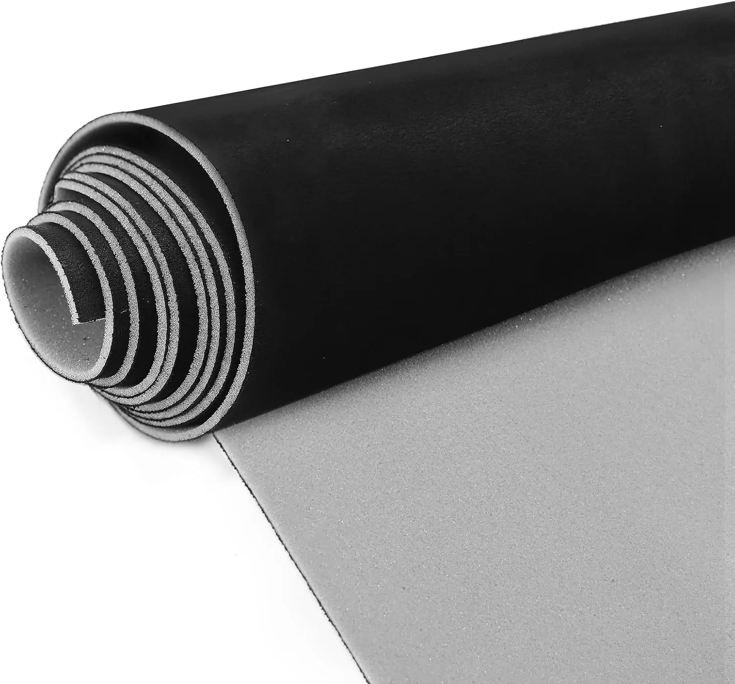 Suede Headliner Fabric with Foam Backing Material - Automotive/Home Micro-Suede Headliner Flame Retardant Fabric for Car Replacement/Repair/DIY (Black 120 * 60 Inch)