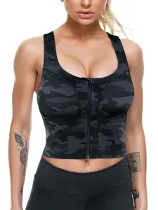 Women's High Support Underwire Bra, Front Zipper Camouflage Everyday Bra, Comfortable and Stylish, Perfect for Daily Wear