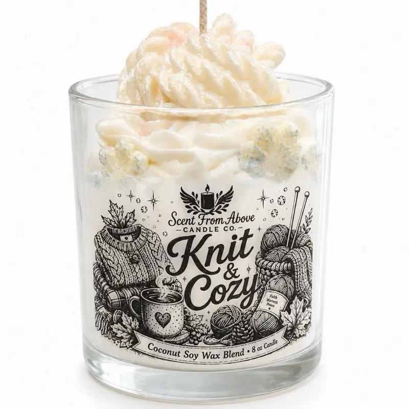 Knit Cozy Sweater Weather Scented Candle