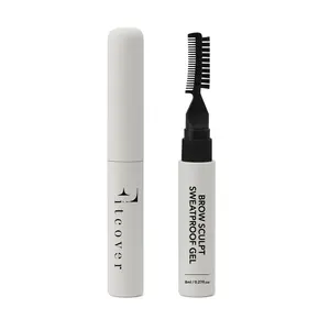 Fitcover Brow Sculpt Sweatproof Gel – Waterproof Strong Hold Formula for Fluffy, Laminated Looks & All-Day Lift