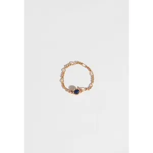 Sofia Chain Ring | Navy