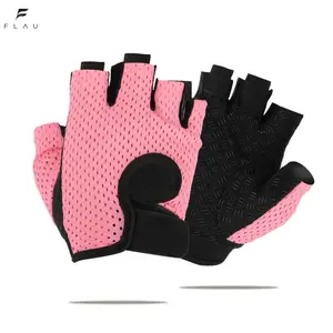 3/1 PCS Breathable Half Finger Fitness Gloves for Women, Anti-Slip Silicone Palm Pads, Lightweight Gym Gloves, Anti-Callus Workout Gloves for Weightlifting, Cycling & Yoga