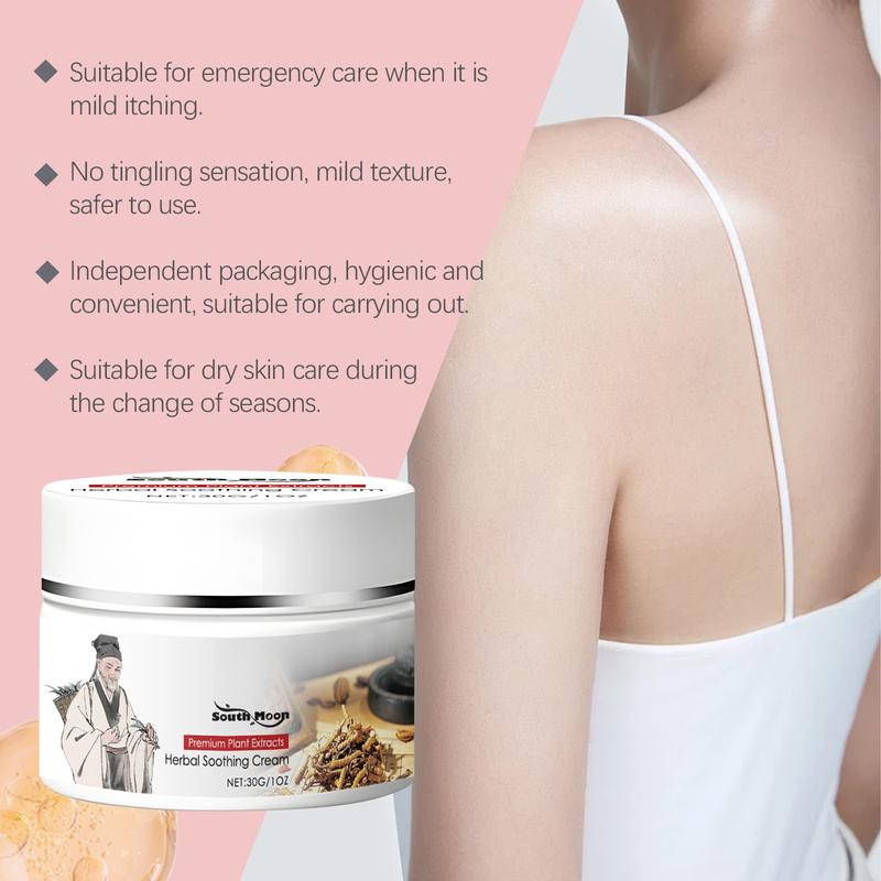 (Buy 1 Get 1 Free)Natural Calming Cream-0Hormone Anti-ltch Formula for Eczema,Dry Skin & Scalp Psoriasis, Steroid-Free, Gentle for Sensitive Skin-30g