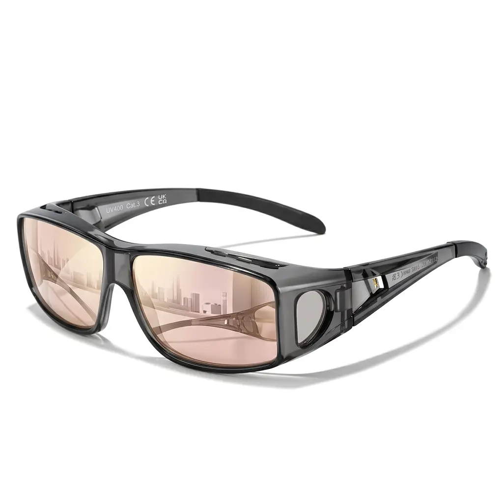 transparent gray frame light pink frame