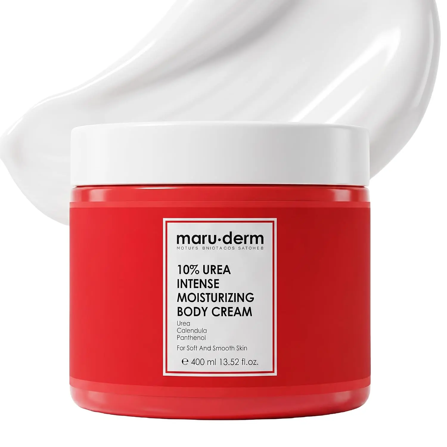 Maruderm Urea Moisturizing Body Cream - Intensive Hydration Cream for Very Dry & Rough Skin with Panthenol & Shea Butter - Helps Repair Skin Barrier, Soften, Smooth & Restore Moisture - 400ml